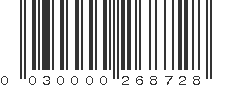 UPC 030000268728