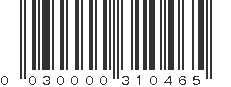 UPC 030000310465