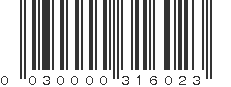 UPC 030000316023