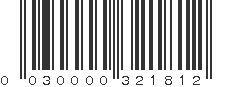 UPC 030000321812