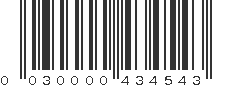 UPC 030000434543