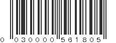 UPC 030000561805