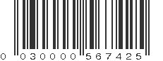 UPC 030000567425