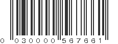 UPC 030000567661