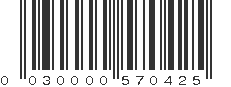 UPC 030000570425