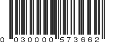 UPC 030000573662