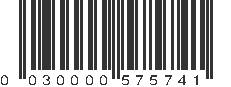 UPC 030000575741