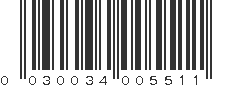 UPC 030034005511