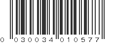 UPC 030034010577