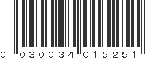 UPC 030034015251