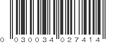 UPC 030034027414