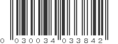 UPC 030034033842