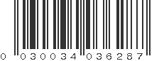 UPC 030034036287