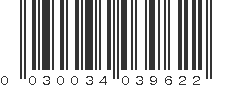 UPC 030034039622