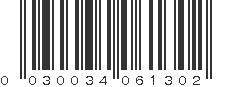 UPC 030034061302