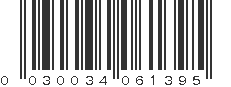 UPC 030034061395