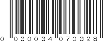 UPC 030034070328