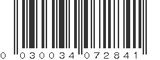 UPC 030034072841