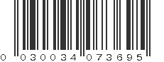 UPC 030034073695