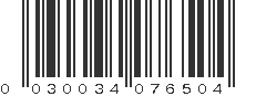 UPC 030034076504