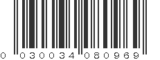 UPC 030034080969