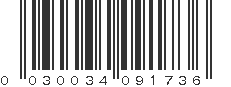 UPC 030034091736