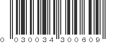 UPC 030034300609