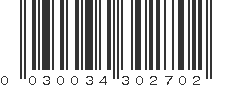 UPC 030034302702