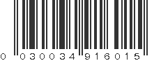 UPC 030034916015