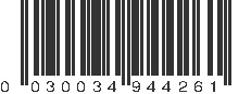 UPC 030034944261