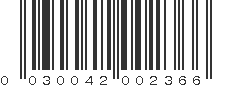 UPC 030042002366