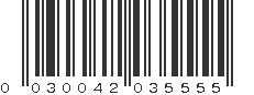 UPC 030042035555