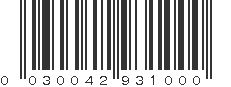 UPC 030042931000