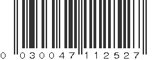 UPC 030047112527