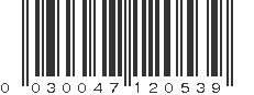 UPC 030047120539