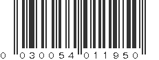 UPC 030054011950