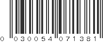 UPC 030054071381