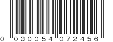 UPC 030054072456