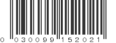 UPC 030099152021