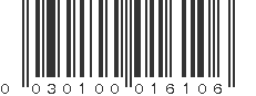 UPC 030100016106