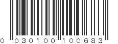 UPC 030100100683