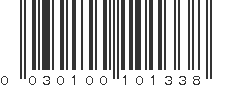 UPC 030100101338