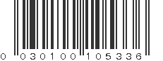 UPC 030100105336