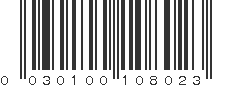 UPC 030100108023