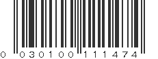 UPC 030100111474