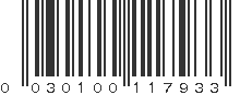 UPC 030100117933