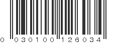 UPC 030100126034