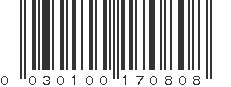 UPC 030100170808