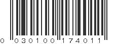 UPC 030100174011