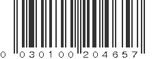 UPC 030100204657